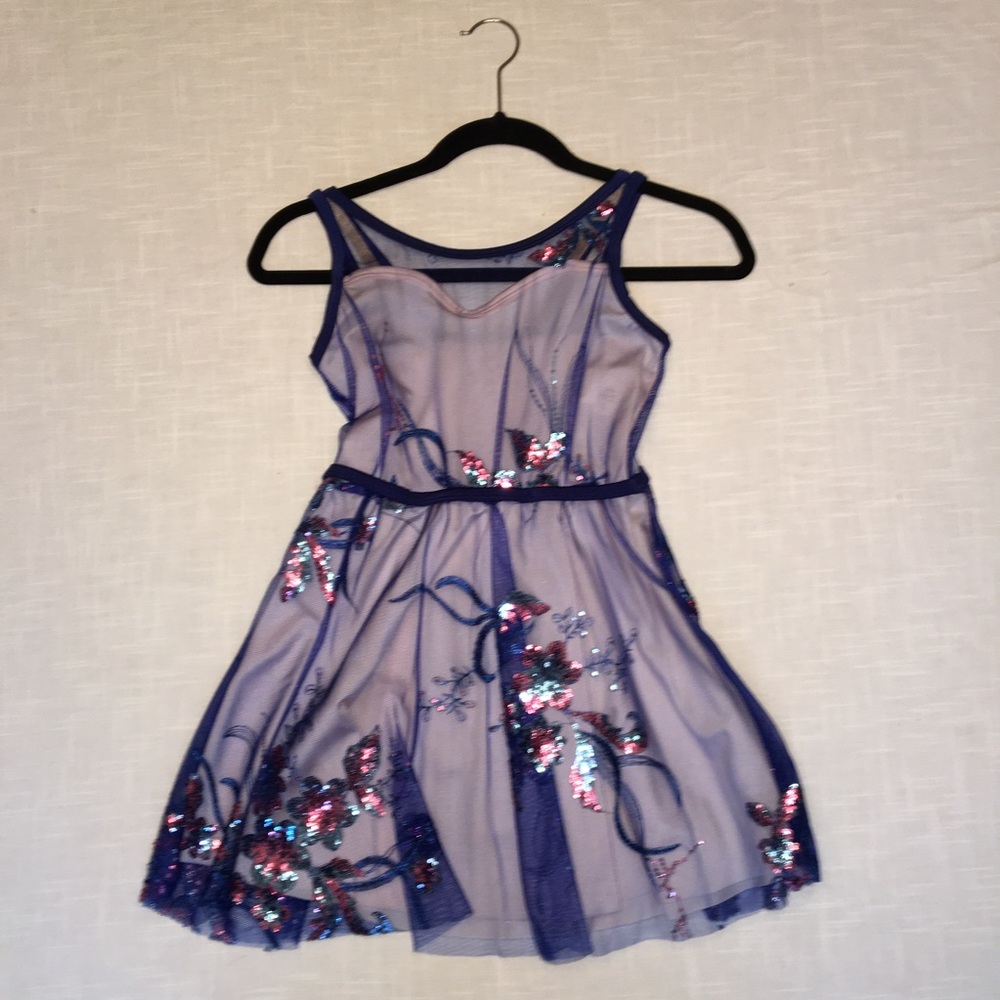 Children’s Dance Costume Purple Dress